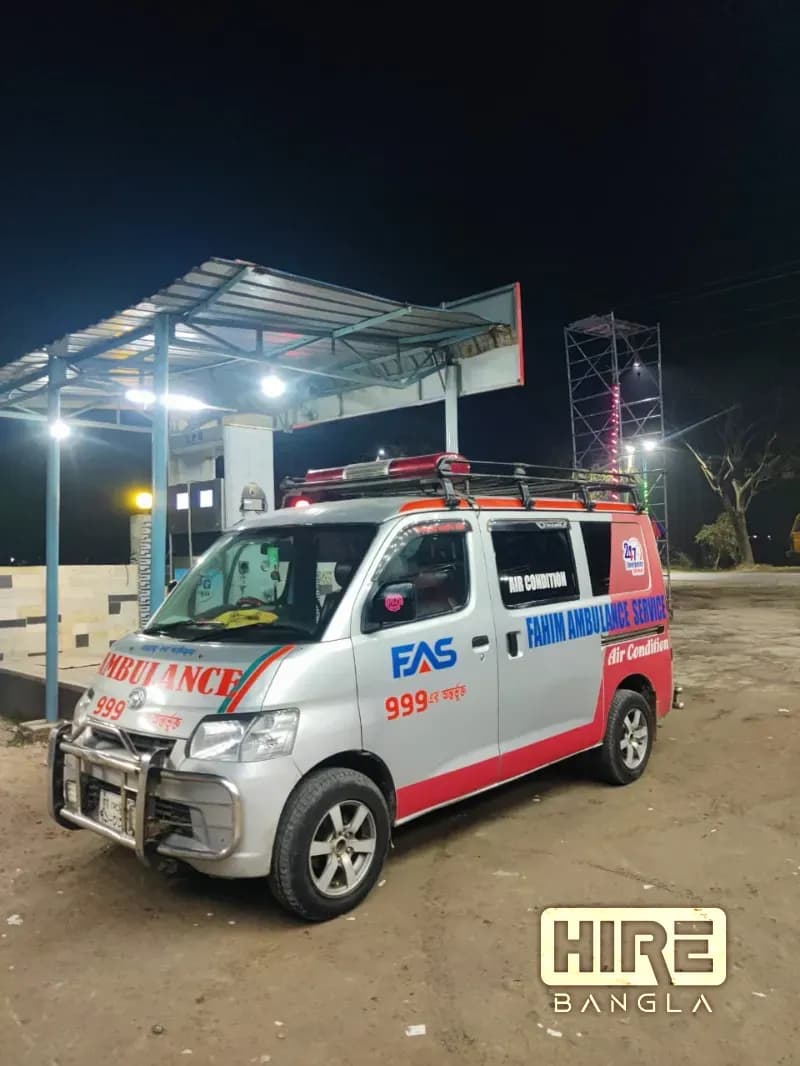 খুলনা অ্যাম্বুলেন্স সার্ভিস, Ambulance  - HireBangla